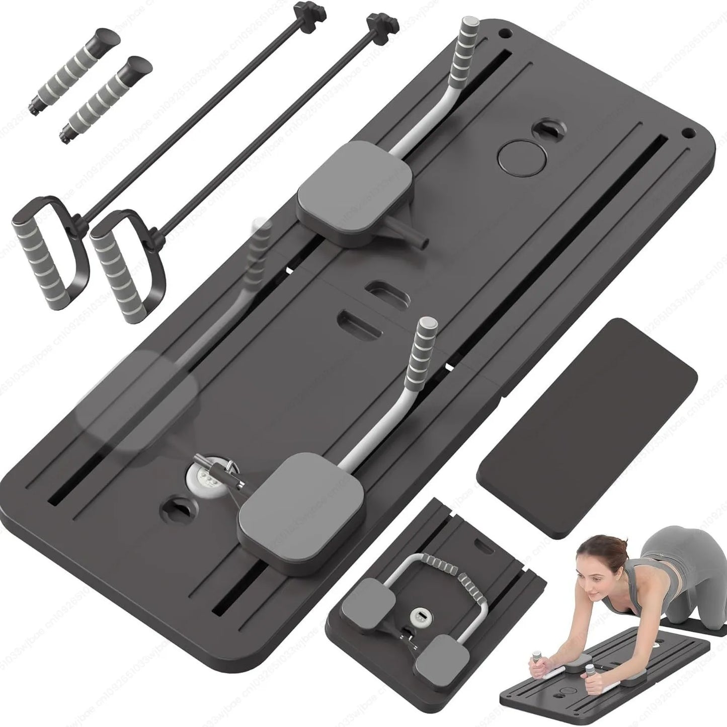 Multi Functional Four in One Foldable Pilates Board Abdominal Trainer Chest Muscle Exercise Flat Brace
