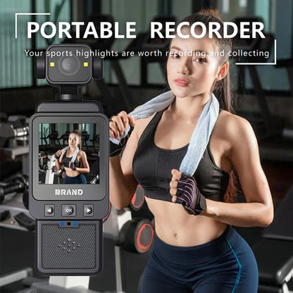 Xiaomi Portable Recorder Waterproof Action Camera with Front LCD Touch Rear Screens 4K 1080P Ultra HD Video 180° Screen Rotation