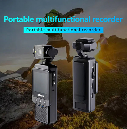 Xiaomi Portable Recorder Waterproof Action Camera with Front LCD Touch Rear Screens 4K 1080P Ultra HD Video 180° Screen Rotation