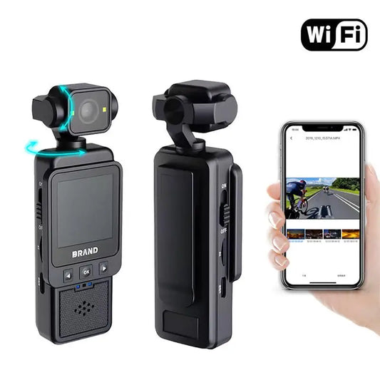 Xiaomi Portable Recorder Waterproof Action Camera with Front LCD Touch Rear Screens 4K 1080P Ultra HD Video 180° Screen Rotation
